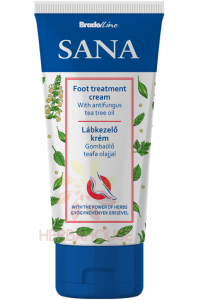 Obrázok pre BradoLine Sana Crema pentru picioare cu ulei de arbore de ceai impotriva ciupercilor (100ml)