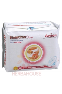 Obrázok pre Biointimo Anion Day Zilnice sanitare pentru femei cu aripioare (10 buc)