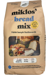 Obrázok pre Naturbit It's us Miklos Bread Mix Amestec de făină fără gluten pentru prepararea pâinii albe (1000g)