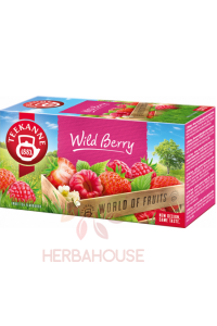 Obrázok pre Teekanne Wild Berry Ceai de fructe și plante Căpșuni și zmeură (20buc)