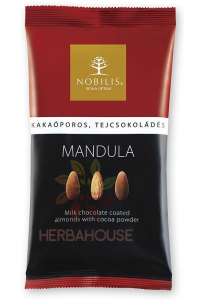 Obrázok pre Nobilis Migdale în ciocolată cu lapte cu pudră de cacao (100g)