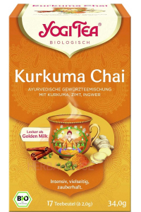 Obrázok pre Yogi Tea® Bio Ceai ayurvedic cu turmeric, scorțișoară și ghimbir (17buc)