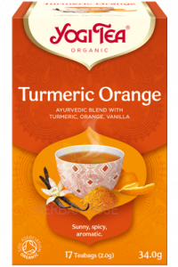 Obrázok pre Yogi Tea® Bio Ceai ayurvedic Turmeric portocale (17buc)