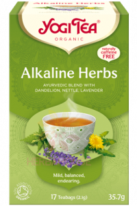 Obrázok pre Yogi Tea® Bio Ceai ayurvedic cu ierburi alcaline (17buc)