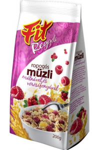 Obrázok pre Fit Muesli crocant cu zmeură și afine (200g)