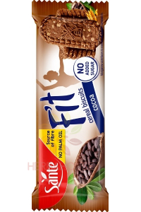 Obrázok pre Sante Fit Biscuiți cu cereale pentru micul dejun cu cacao fără zahăr adăugat (50g)