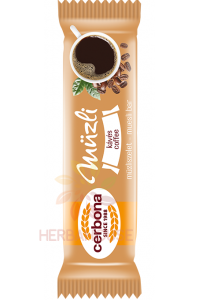 Obrázok pre Cerbona Bar de cafea Muesli semi-înmuiat în glazură de lapte (20g)