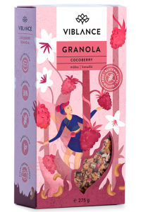 Obrázok pre Viblance Cocoberry Granola cu zmeură fără gluten (275g)