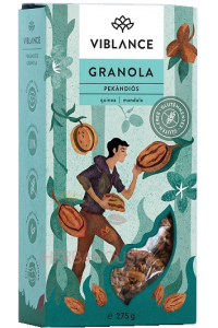 Obrázok pre Viblance Granola fără gluten cu nuci pecan (275g)