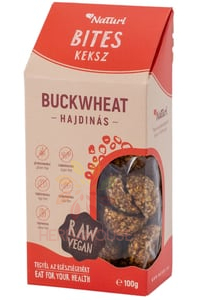 Obrázok pre NaTuri Bites Biscuiți din hrișcă fără gluten (100g)