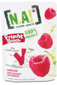 Obrázok pre N.A! Batoane cu fructe Frucht Snack Măr-Zmeură (35g)