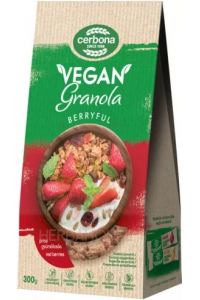 Obrázok pre Cerbona Vegan Granola cu fructe roșii (300g)