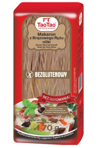 Obrázok pre TaoTao Paste de orez fără gluten din orez brun - taietei (170g)