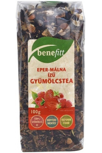 Obrázok pre Benefitt Ceai vrac din fructe cu aromă de căpșuni-zmeură (100g)