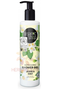 Obrázok pre Organic Shop Gel de duș cu iasomie și miere (280ml)