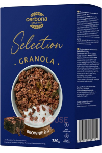 Obrázok pre Cerbona Selection Muesli Granola cu aromă de Brownie (200g)