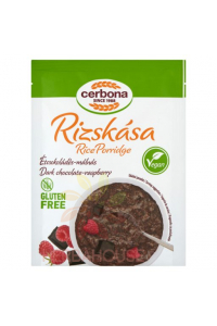 Cerbona Vegan Terci de orez fără gluten ciocolata si zmeura (45g) Obrázok pre Cerbona Vegan Terci de orez fără gluten ciocolata si zmeura (45g)