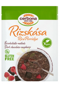 Obrázok pre Cerbona Vegan Terci de orez fără gluten ciocolata si zmeura (45g)