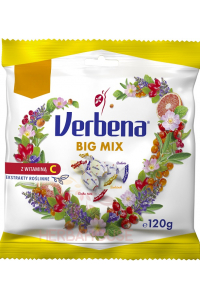 Obrázok pre Verbena Big mix bomboane cu 3 arome și vitamina C (120g)