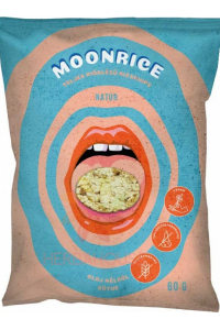 Obrázok pre Moonrice Chipsuri de orez fără gluten Natur (60g)