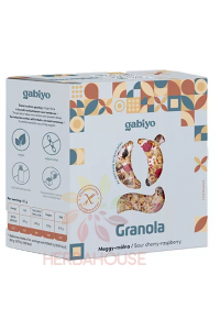 Obrázok pre Gabiyo Granola cu cirese-zmeura fara gluten fara zahar adaugat (275g)