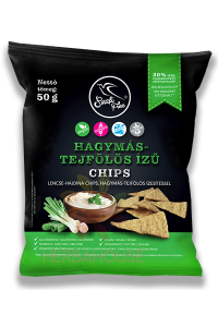 Obrázok pre Szafi Free Chipsuri de linte-hrișcă fără gluten cu aromă cremoasă de ceapă (50g)