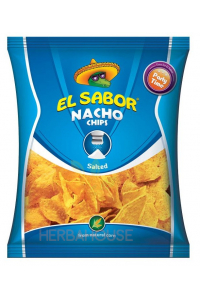 Obrázok pre El Sabor Chipsuri Nachos fără gluten cu sare de mare (225g)