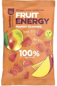 Obrázok pre Bombus Fruit Energy Gummies gume de mango (35g)