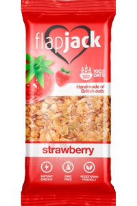 Obrázok pre FlapJack Baton de ovăz cu căpșuni liofilizate (100g)