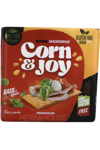 Obrázok pre Corn & Joy Pâine de porumb extrudată fără gluten cu roșii și busuioc (100g)