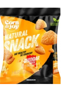 Obrázok pre Corn & Joy Snack de porumb fără gluten cu aromă de Cheddar (40g)