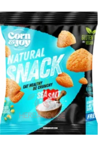 Obrázok pre Corn & Joy Snack de porumb fără gluten cu sare de mare (40g)