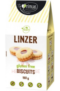 Obrázok pre Primus Produse de patiserie Linzer fără gluten, cu conținut redus de carbohidrați și îndulcitori (150g)