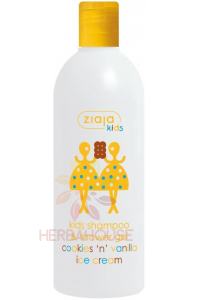 Obrázok pre Ziaja Sampon si gel de dus pentru copii cu parfum de fursecuri si inghetata de vanilie (400ml)