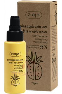 Obrázok pre Ziaja Ser de față și gât cu ananas cu cafeină - Vegan (50ml)