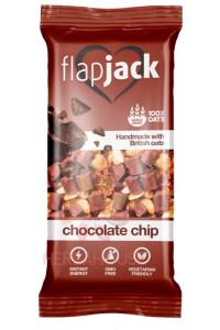 Obrázok pre FlapJack Baton de ovăz cu bucăți de ciocolată (100g)