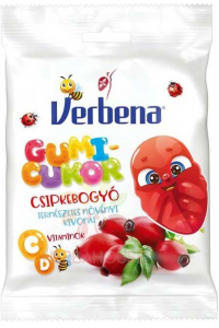 Obrázok pre Verbena Bomboane de gumă măceșul (90g)