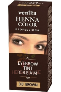 Obrázok pre Venita Henna Color culoare naturala pentru sprancene si gene - maro (15g)