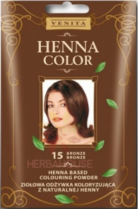 Obrázok pre Venita Henna Color culoare naturală de păr pudra 15 - bronz (25g)