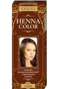 Obrázok pre Venita Henna Color culoarea naturala a parului 115 - maro ciocolata (75ml)