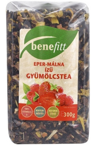 Obrázok pre Benefitt Ceai vrac din fructe cu aromă de căpșuni și zmeură (300g)