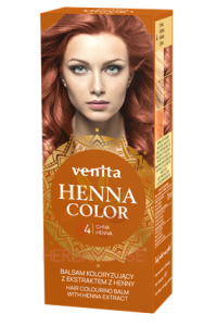 Obrázok pre Venita Henna Color culoare naturală a părului 4 - roșu (75ml)