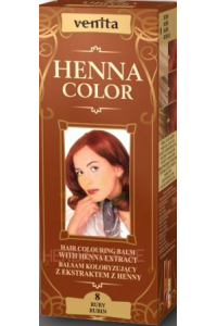 Obrázok pre Venita Henna Color culoare naturală a părului 8 - roșu rubin (75ml)