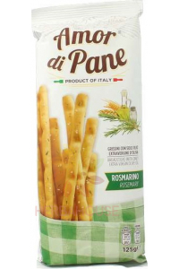 Obrázok pre Hosta Amor di Pane Grissini cu rozmarin (125g)