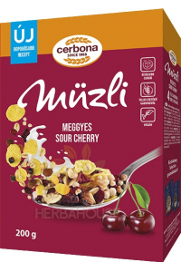 Obrázok pre Cerbona Sour Cherry Muesli vișine (200g)