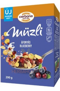 Obrázok pre Cerbona Blueberry Muesli cu afine (200g)