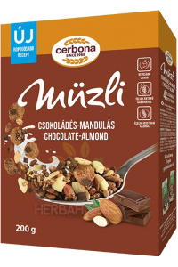 Obrázok pre Cerbona Chocolate-Almond Muesli ciocolata-migdale (200g)