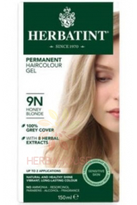 Obrázok pre Herbatint Vopsea naturală permanentă de păr 9N - blond miere (150ml)