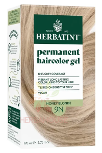 Obrázok pre Herbatint Vopsea naturală permanentă de păr 9N - blond miere (170ml)