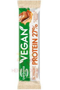 Obrázok pre Cerbona Vegan Baton proteic cu aromă de caramel sărat (40g)